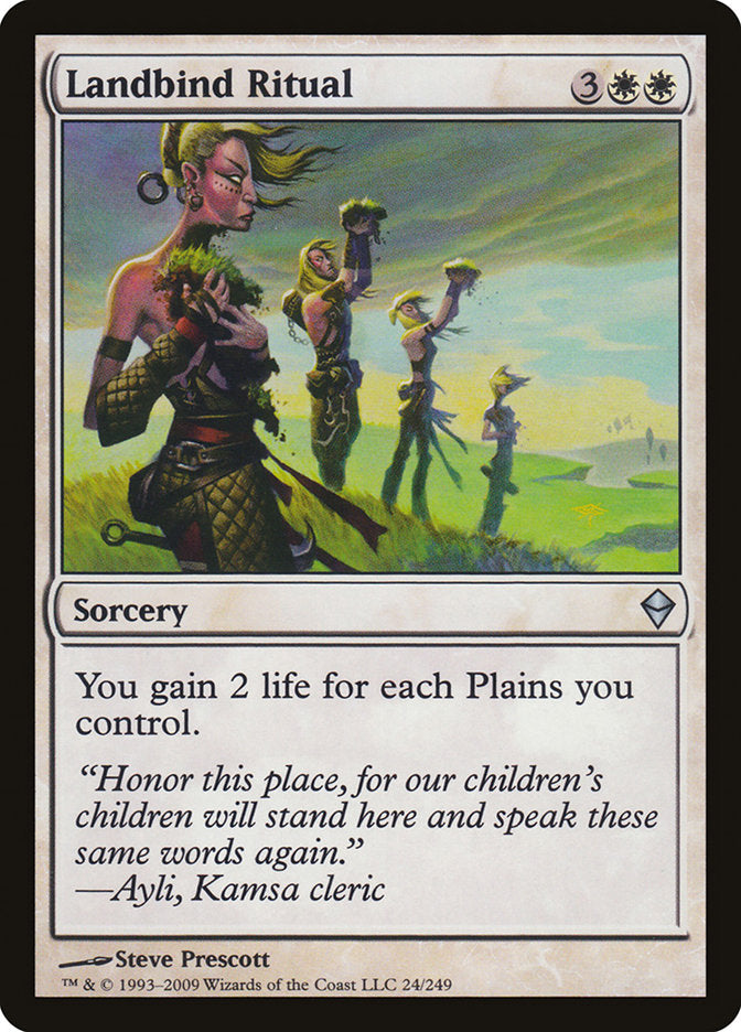 Landbind Ritual [Zendikar] | Total Play