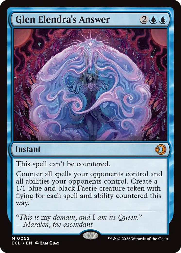 Glen Elendra's Answer [Lorwyn Eclipsed] | Total Play