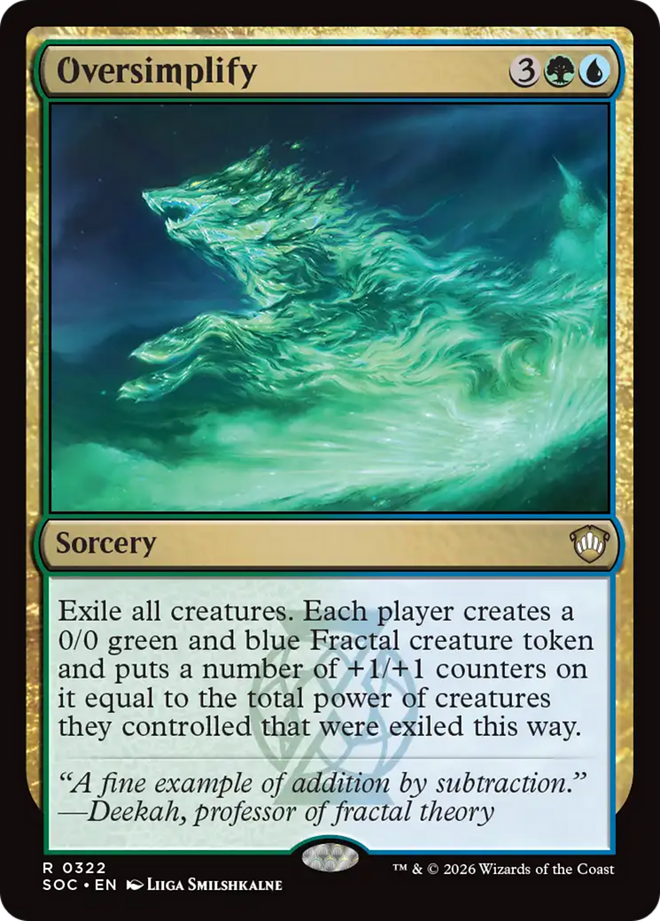 Oversimplify [Secrets of Strixhaven Commander] | Total Play