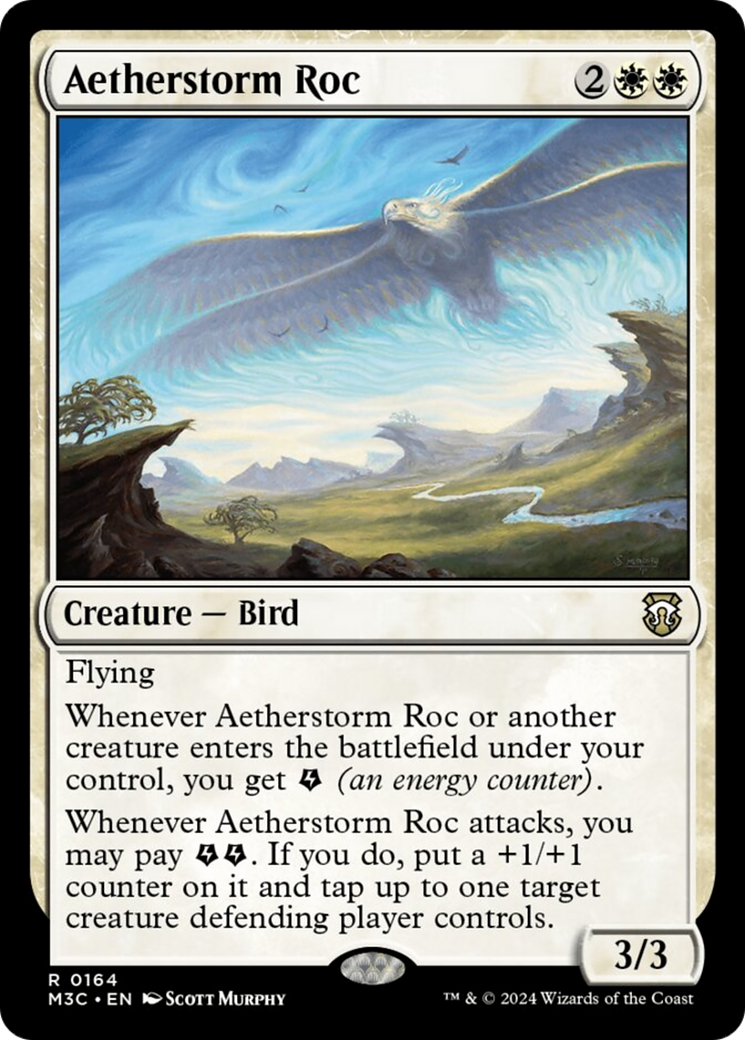 Aetherstorm Roc (Ripple Foil) [Modern Horizons 3 Commander] | Total Play