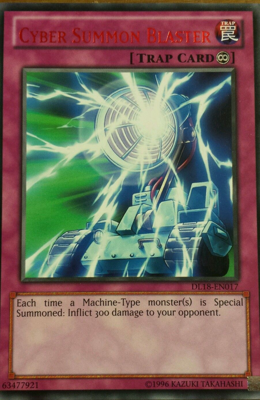 Cyber Summon Blaster (Red) [DL18-EN017] Rare | Total Play