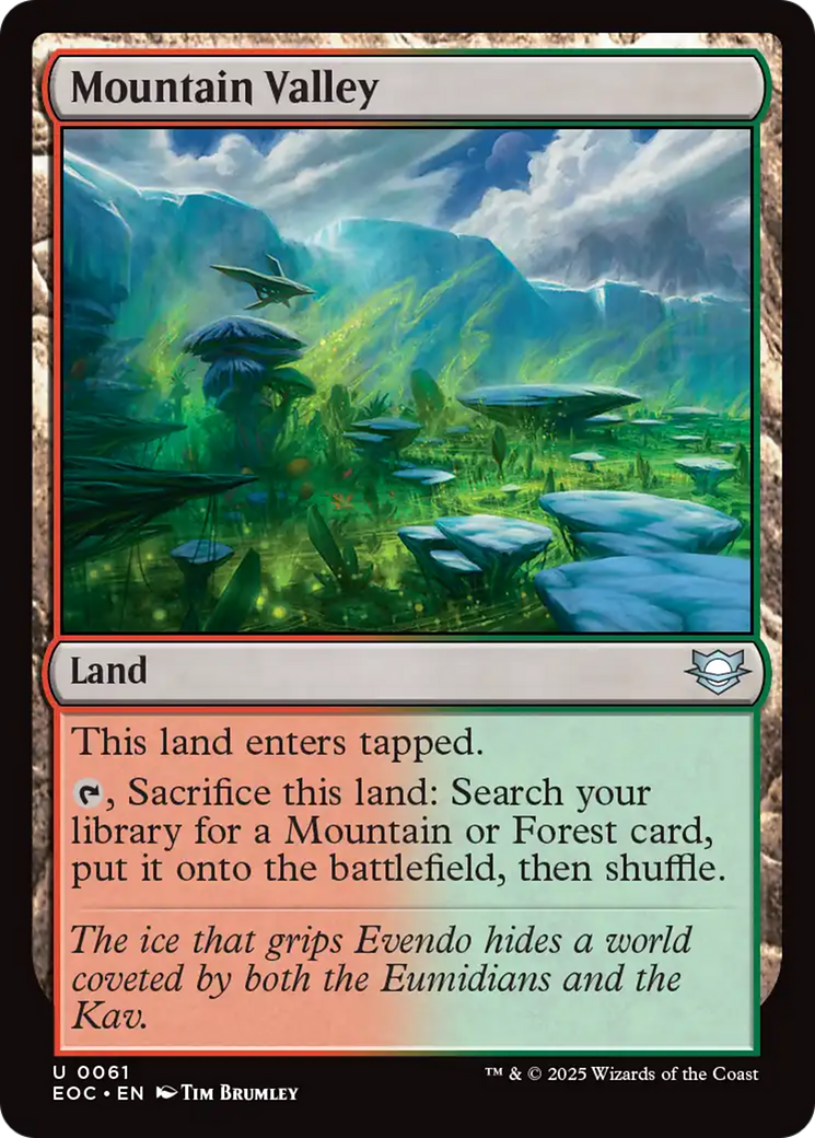 Mountain Valley [Edge of Eternities Commander] | Total Play
