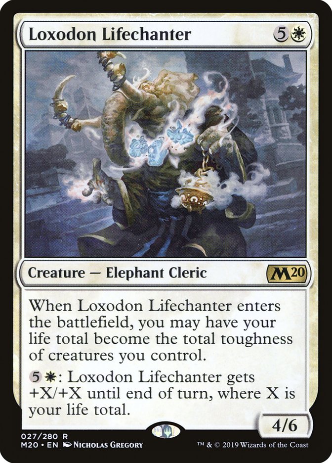 Loxodon Lifechanter [Core Set 2020] | Total Play