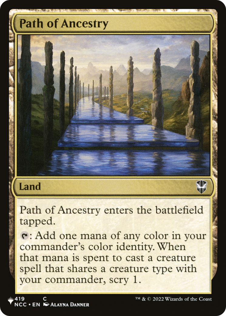 Path of Ancestry (NCC) [The List] | Total Play