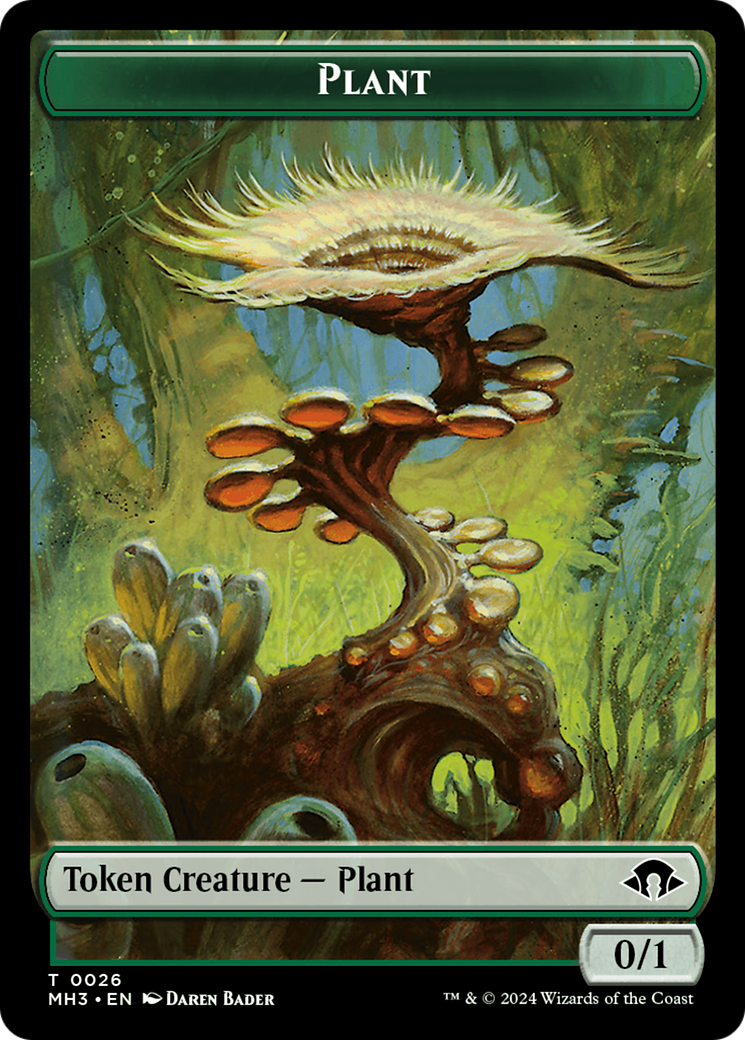 Phyrexian Germ // Plant Double-Sided Token [Modern Horizons 3 Tokens] | Total Play