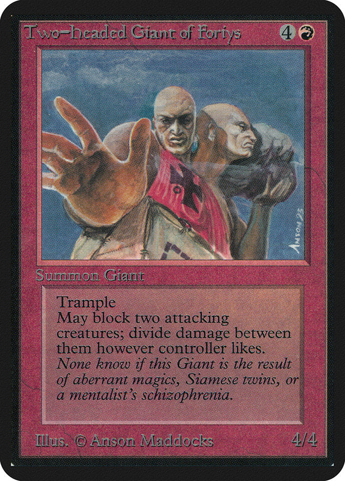 Two-Headed Giant of Foriys [Alpha Edition] | Total Play