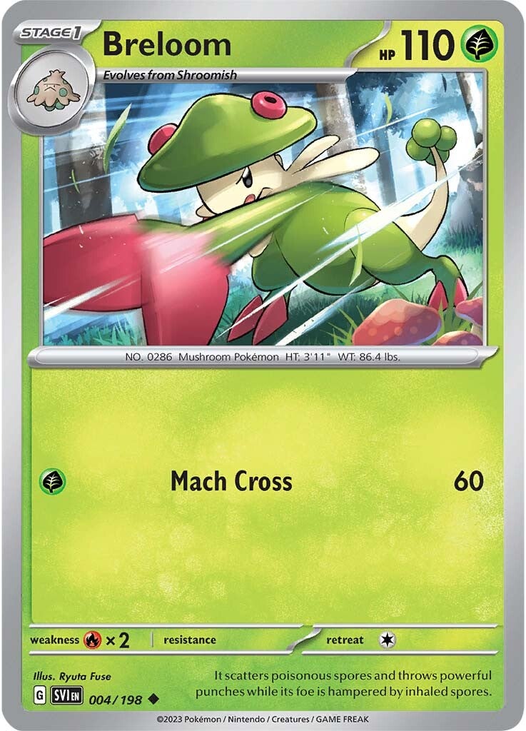 Breloom (004/198) [Scarlet & Violet: Base Set] | Total Play