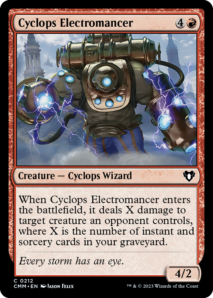 Cyclops Electromancer [Commander Masters] | Total Play