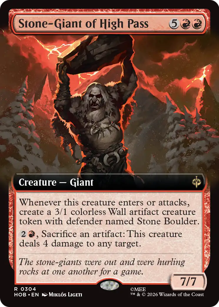 Stone-Giant of High Pass (Extended Art) [The Hobbit] | Total Play