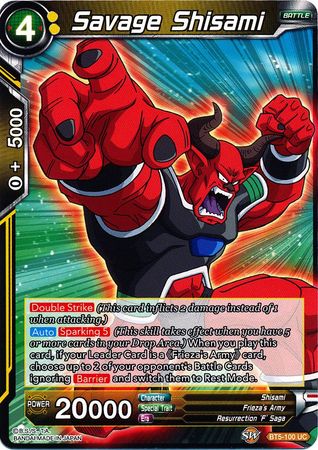Savage Shisami (BT5-100) [Miraculous Revival] | Total Play