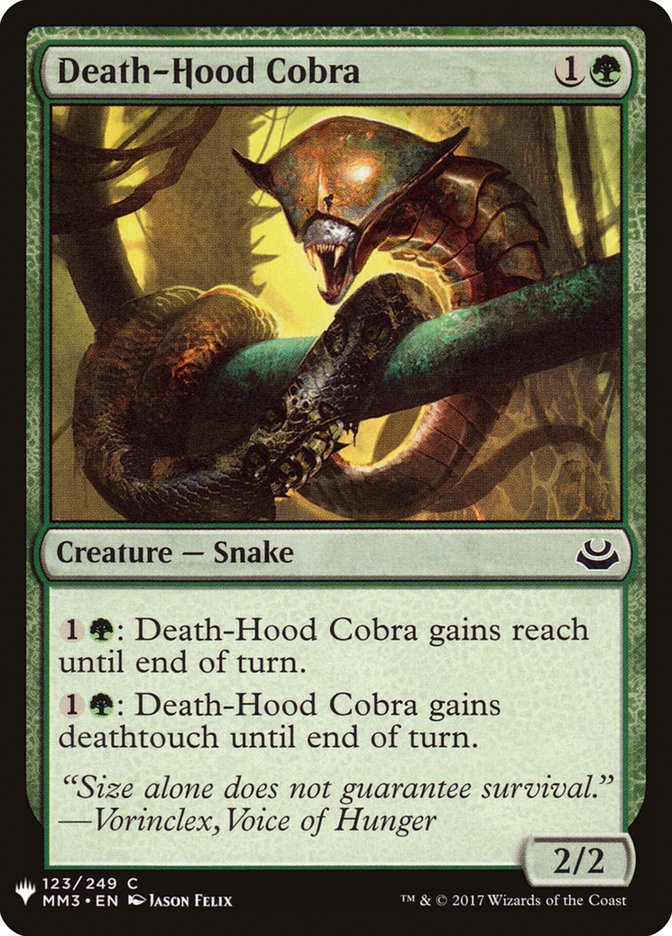 Death-Hood Cobra [Mystery Booster] | Total Play