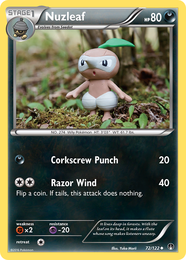 Nuzleaf (72/122) [XY: BREAKpoint] | Total Play