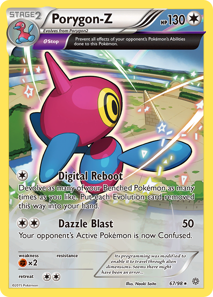 Porygon-Z (67/98) [XY: Ancient Origins] | Total Play