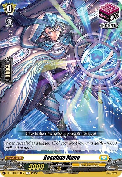Resolute Mage (D-TD03/014EN) [Raika Koshiba -Skyfall Executors-] | Total Play