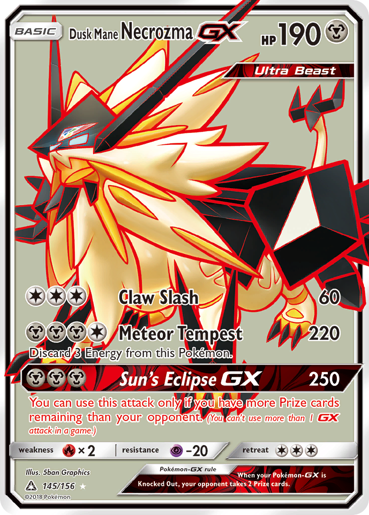 Dusk Mane Necrozma GX (145/156) [Sun & Moon: Ultra Prism] | Total Play