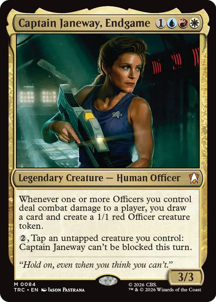Captain Janeway, Endgame (Surge Foil) [Star Trek Commander] | Total Play