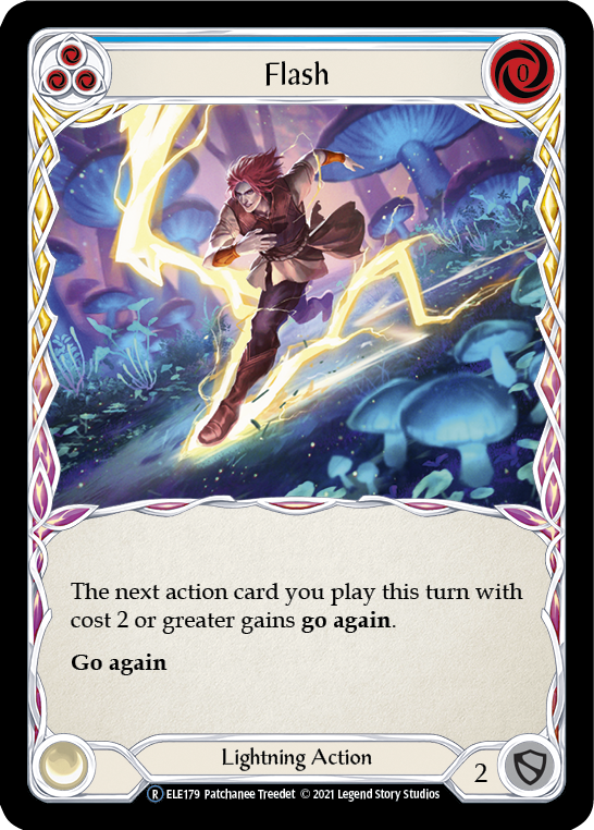 Flash (Blue) [U-ELE179] (Tales of Aria Unlimited)  Unlimited Normal | Total Play