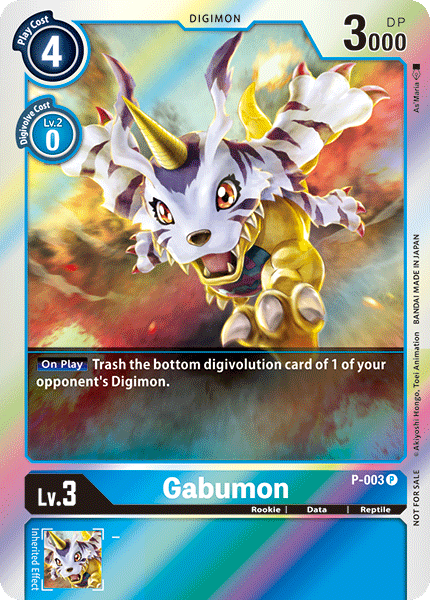 Gabumon [P-003] [Promotional Cards] | Total Play
