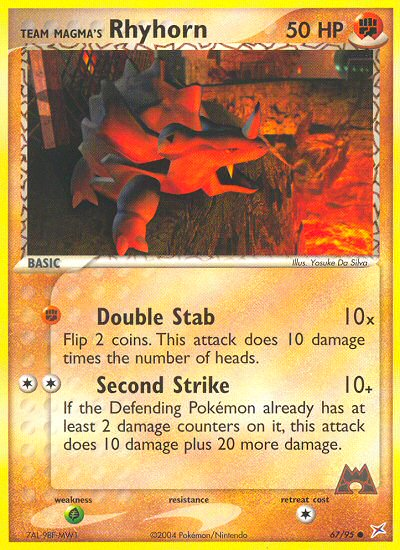 Team Magma's Rhyhorn (67/95) [EX: Team Magma vs Team Aqua] | Total Play