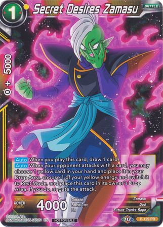 Secret Desires Zamasu (Shop Tournament: Assault of Saiyans) (P-129) [Promotion Cards] | Total Play