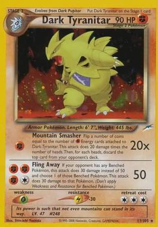 Dark Tyranitar (11/105) [Neo Destiny Unlimited] | Total Play