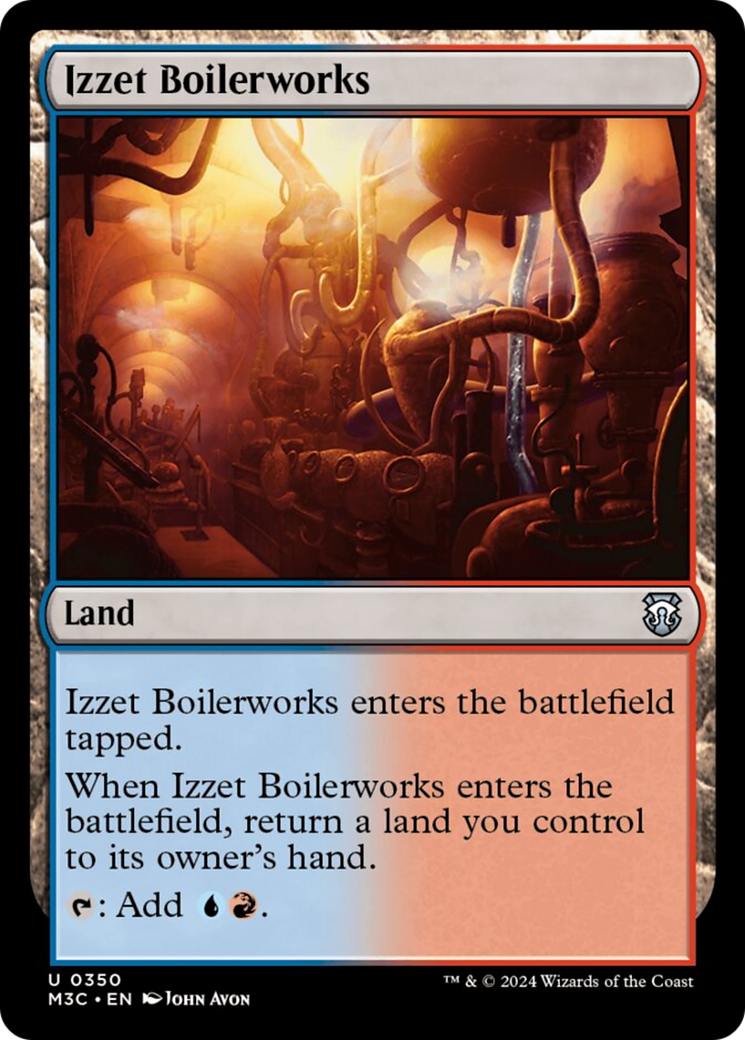 Izzet Boilerworks (Ripple Foil) [Modern Horizons 3 Commander] | Total Play