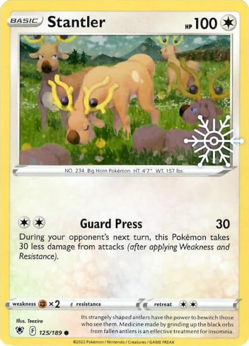 Stantler (125/189) (Holiday Calendar) [Sword & Shield: Astral Radiance] | Total Play