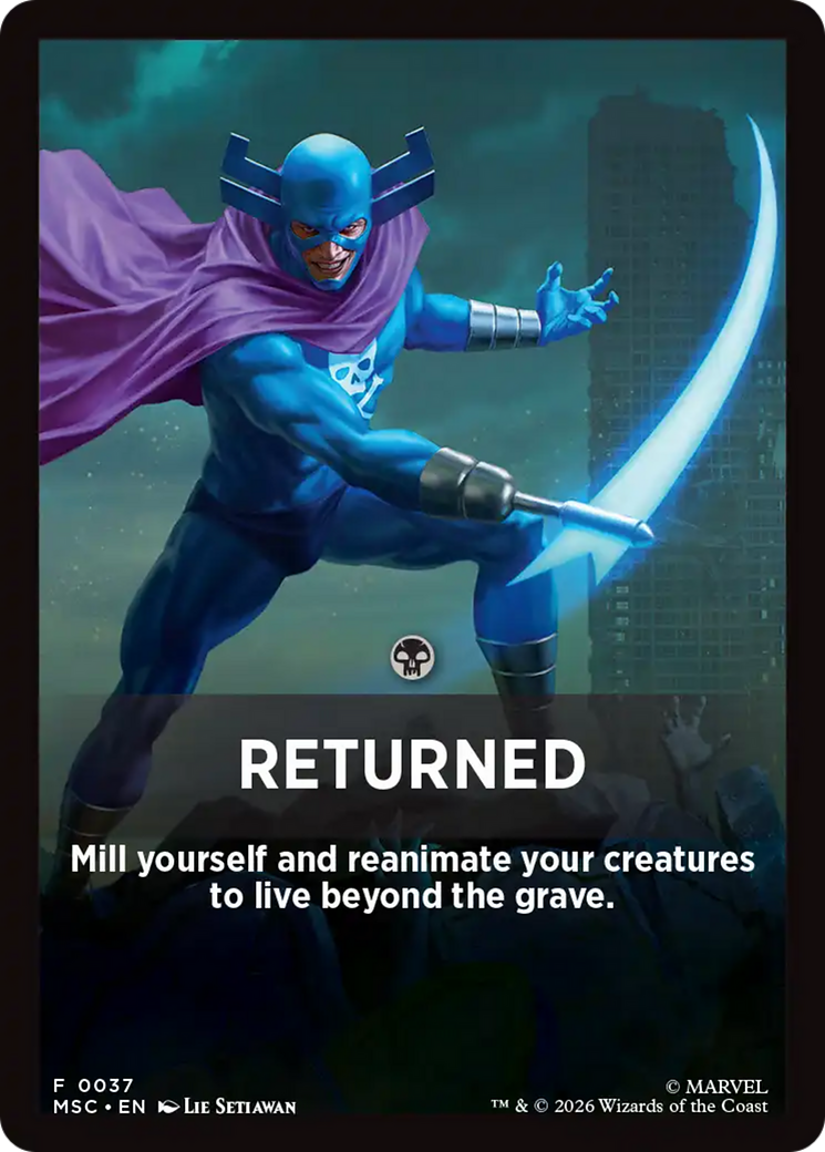 Returned Theme Card [Marvel Super Heroes Commander] | Total Play