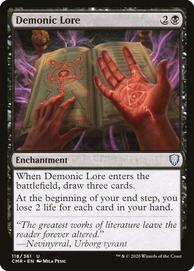 Demonic Lore [Commander Legends] | Total Play