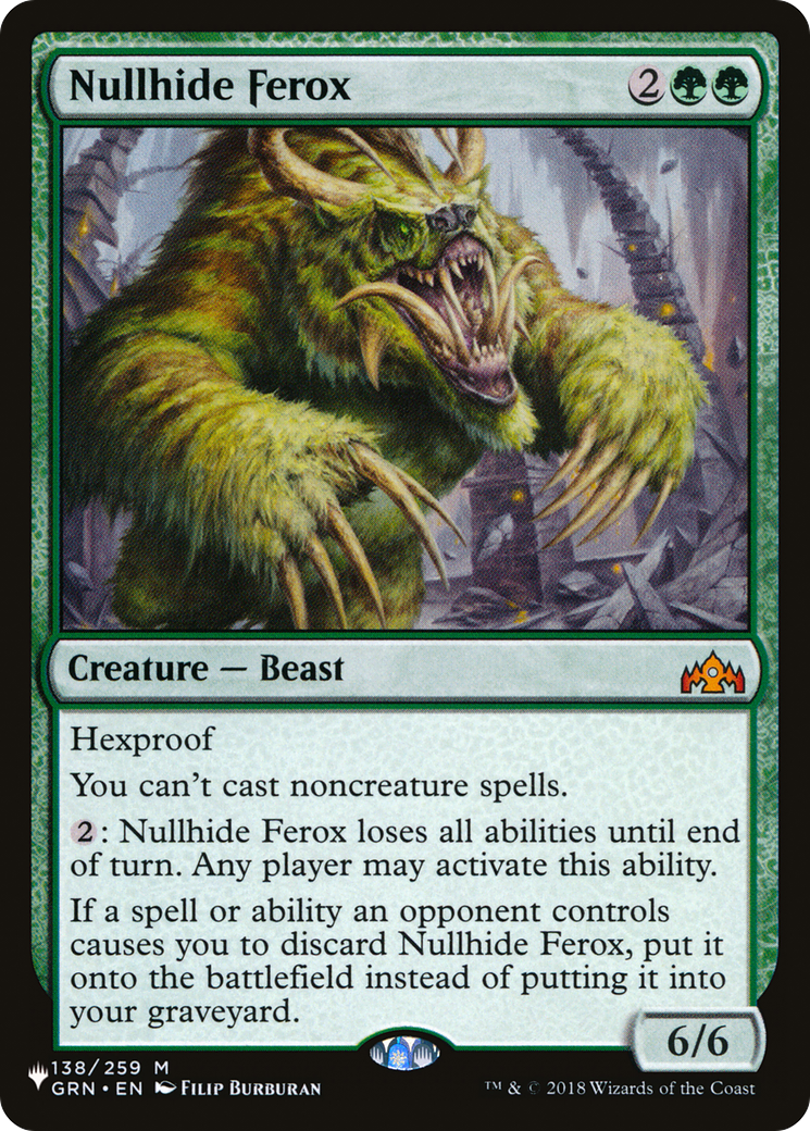 Nullhide Ferox [The List] | Total Play