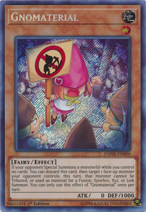 Gnomaterial [DANE-EN000] Secret Rare | Total Play