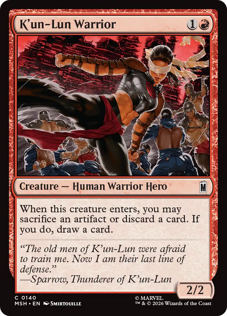 K'un-Lun Warrior [Marvel Super Heroes] | Total Play