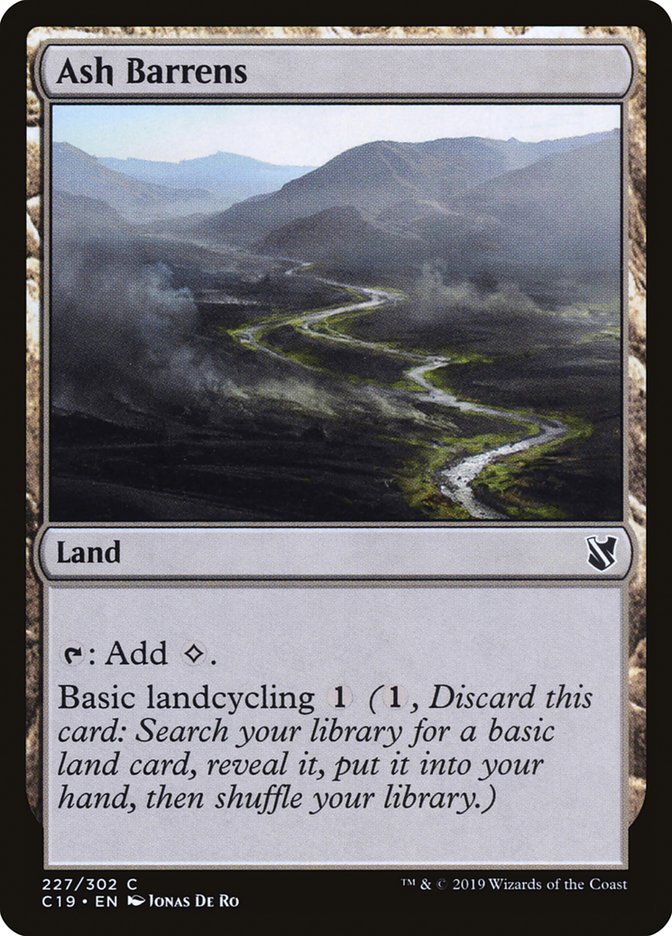 Ash Barrens [Commander 2019] | Total Play