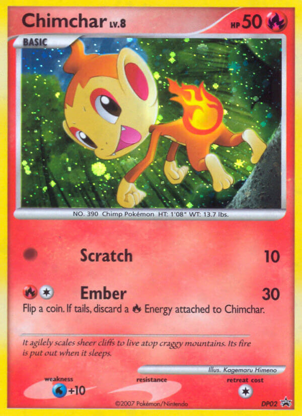Chimchar (DP02) [Diamond & Pearl: Black Star Promos] | Total Play