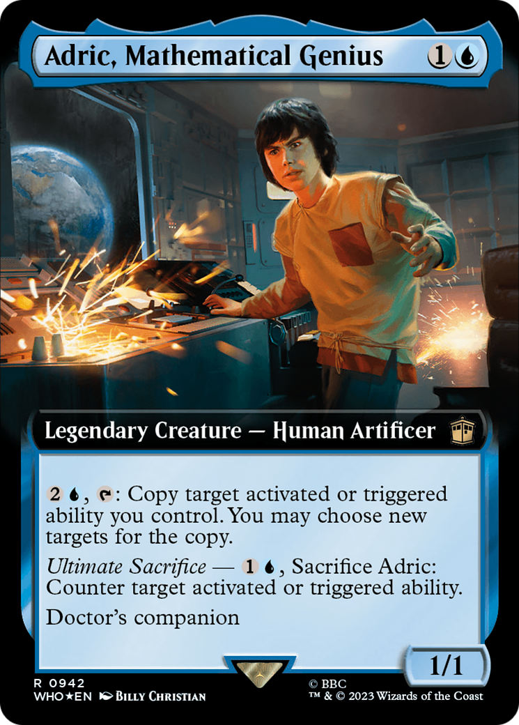 Adric, Mathematical Genius (Extended Art) (Surge Foil) [Doctor Who] | Total Play