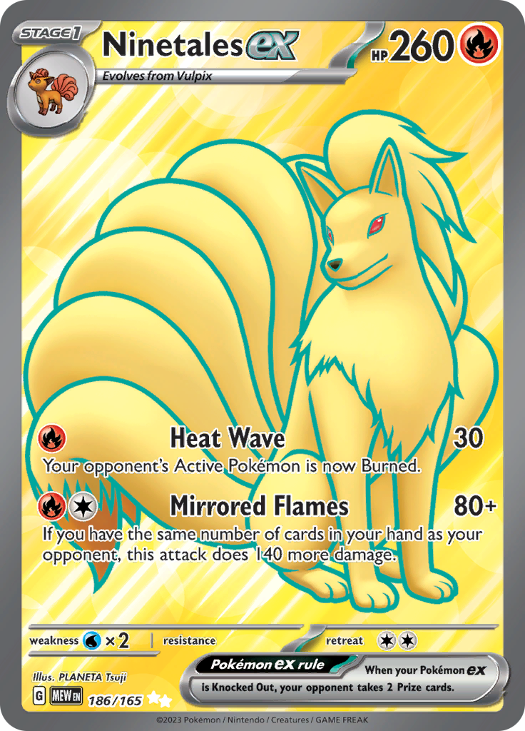 Ninetales ex (186/165) [Scarlet & Violet: 151] | Total Play