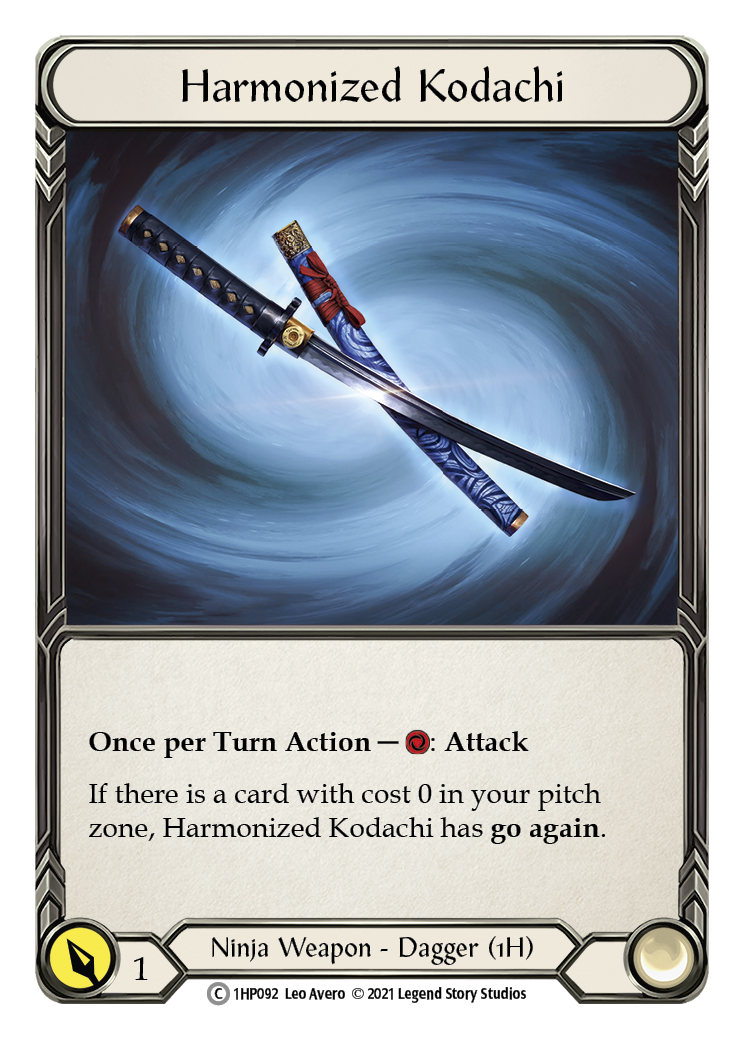 Harmonized Kodachi (Right) [1HP092] (History Pack 1) | Total Play