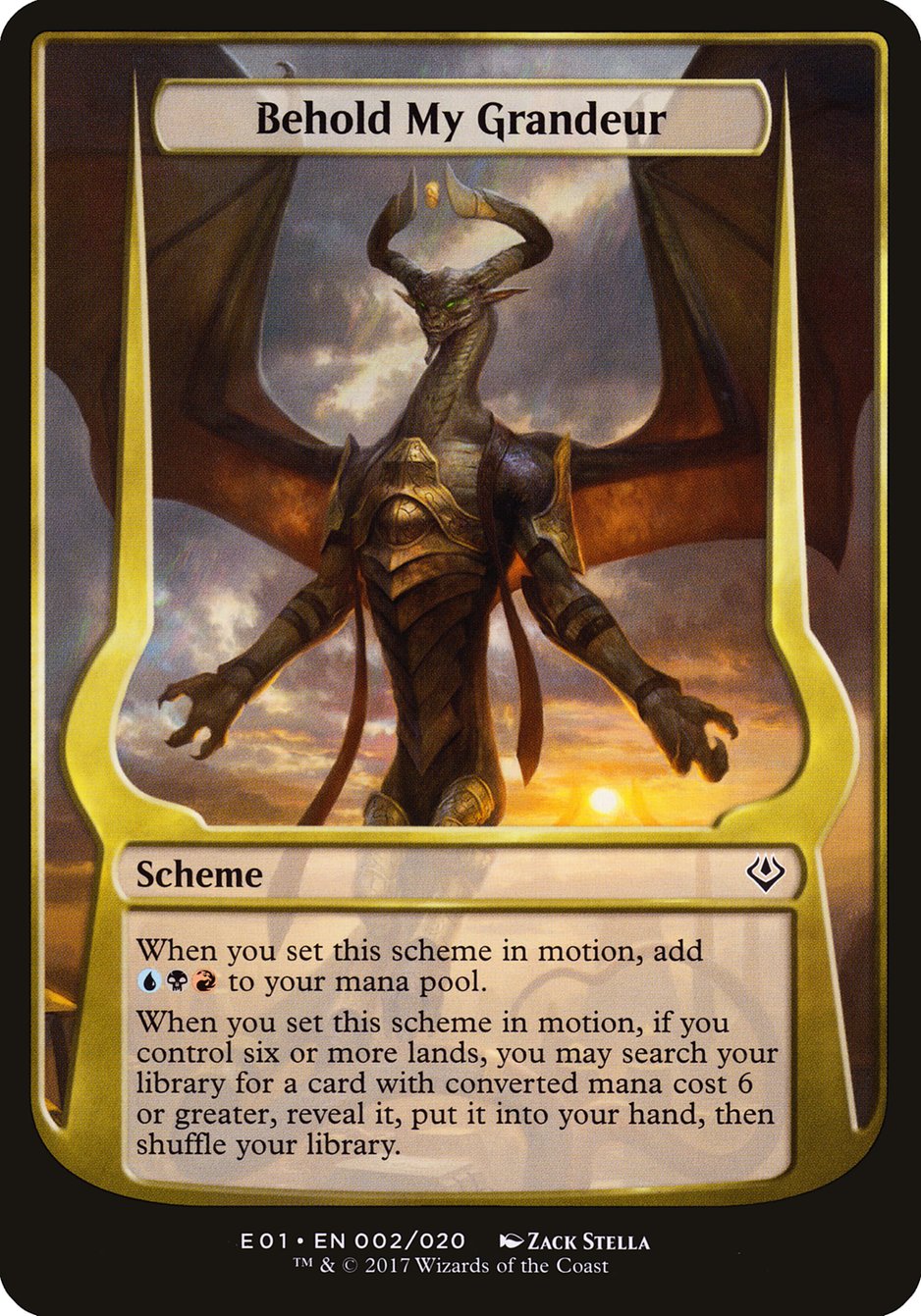 Behold My Grandeur (Schemes) [Archenemy: Nicol Bolas Schemes] | Total Play