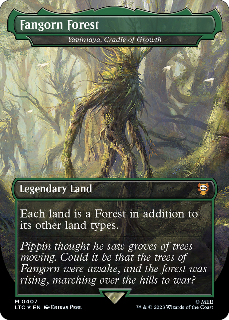 Fangorn Forest - Yavimaya, Cradle of Growth (Surge Foil Realms and Relics) [The Lord of the Rings: Tales of Middle-Earth Commander] | Total Play