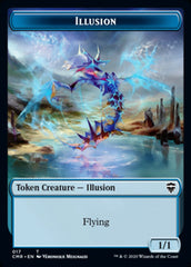 Illusion // Saproling Double-Sided Token [Commander Legends Tokens] | Total Play