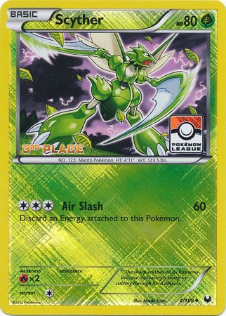 Scyther (4/108) (League Promo 3rd Place) [Black & White: Dark Explorers] | Total Play
