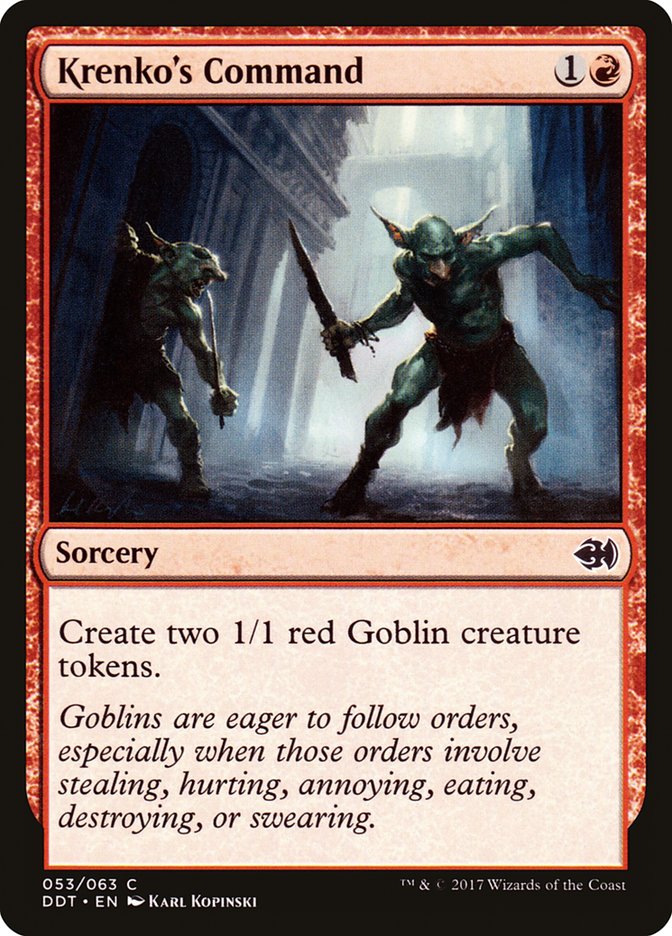 Krenko's Command [Duel Decks: Merfolk vs. Goblins] | Total Play