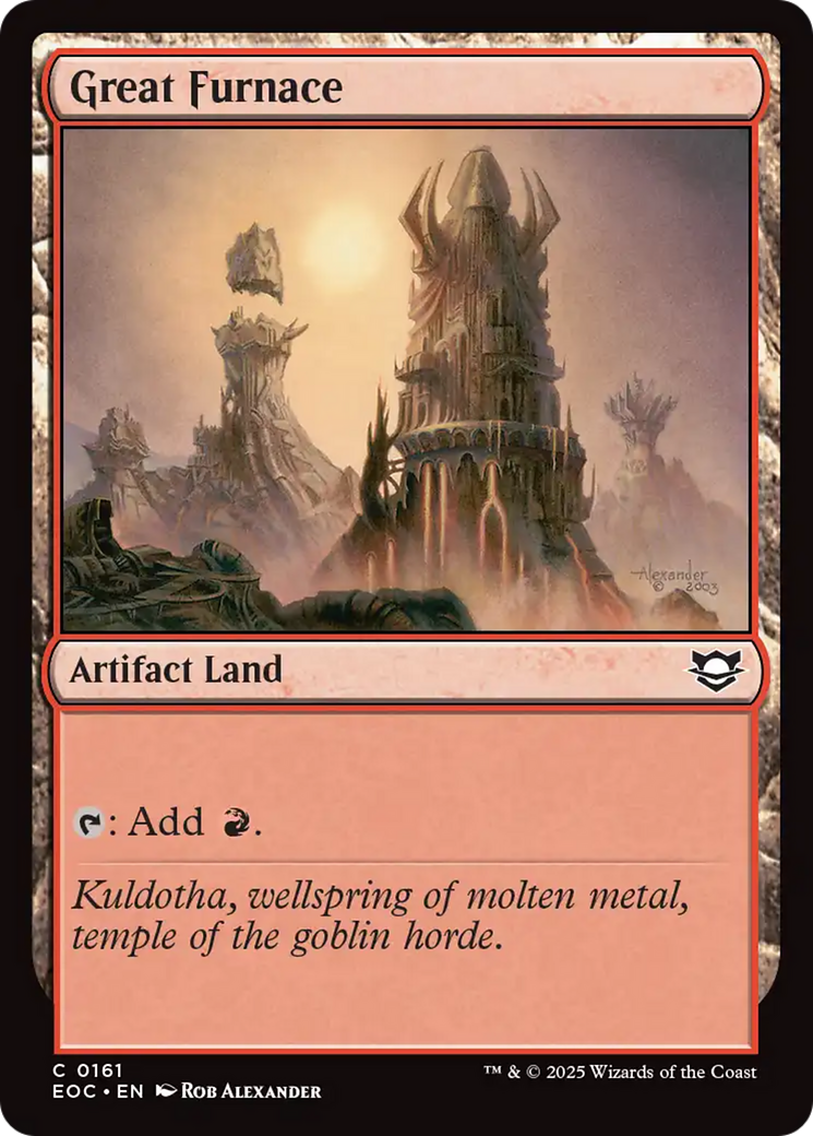 Great Furnace [Edge of Eternities Commander] | Total Play
