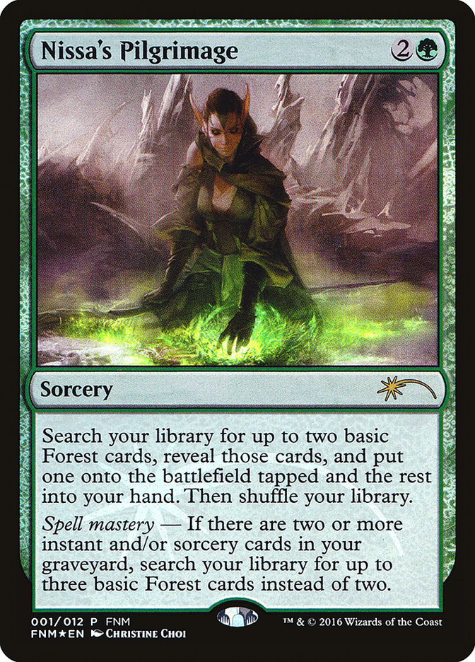 Nissa's Pilgrimage [Friday Night Magic 2016] | Total Play