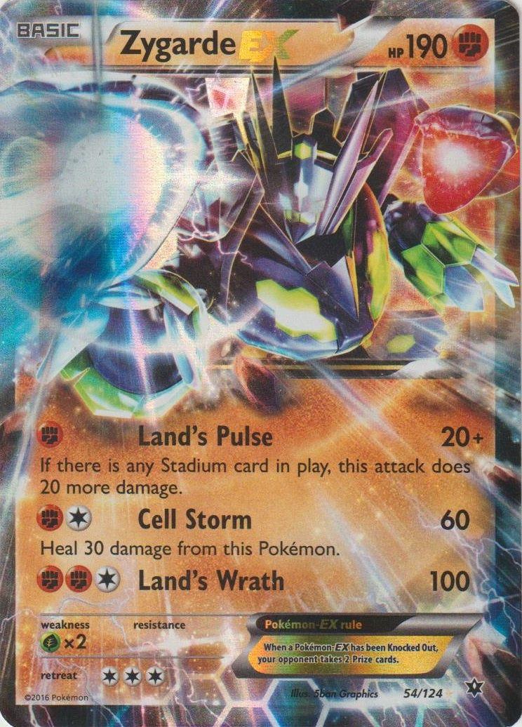 Zygarde EX (054/124) (Jumbo Card) [XY: Fates Collide] | Total Play
