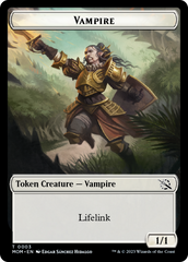 Warrior // Vampire Double-Sided Token [March of the Machine Tokens] | Total Play