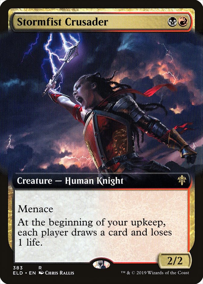 Stormfist Crusader (Extended Art) [Throne of Eldraine] | Total Play