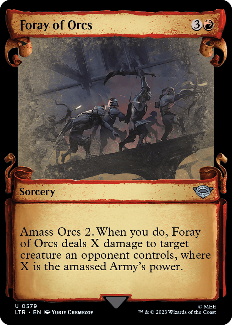 Foray of Orcs [The Lord of the Rings: Tales of Middle-Earth Showcase Scrolls] | Total Play