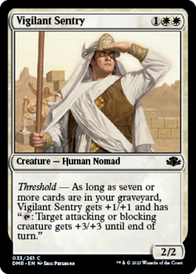 Vigilant Sentry [Dominaria Remastered] | Total Play