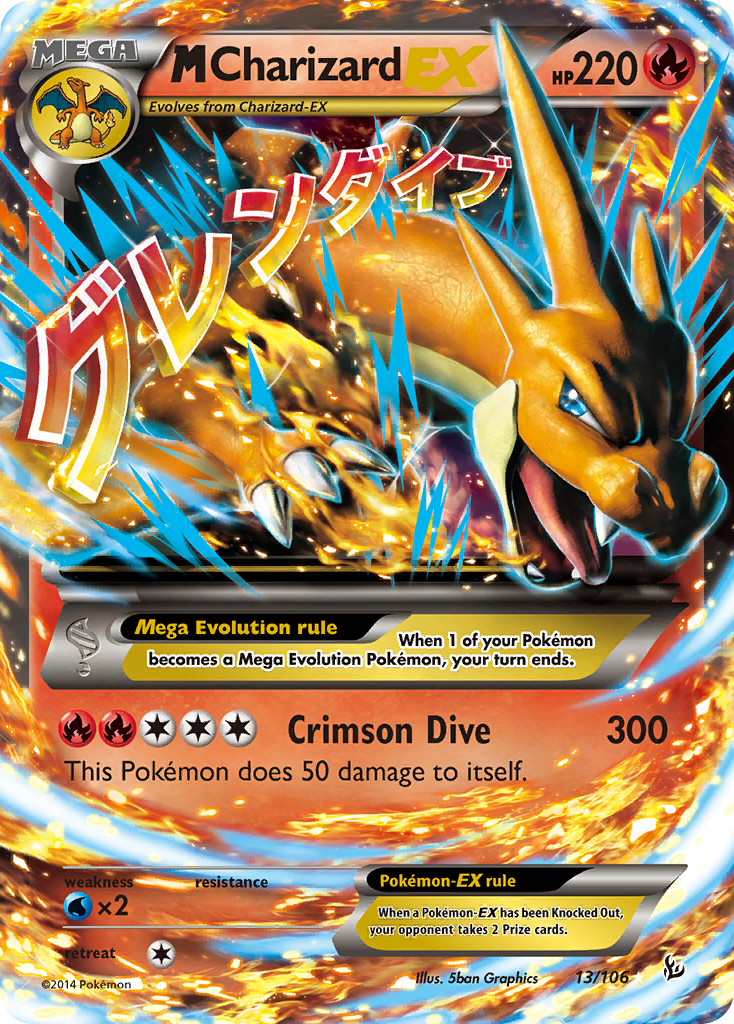 M Charizard EX (13/106) [XY: Flashfire] | Total Play